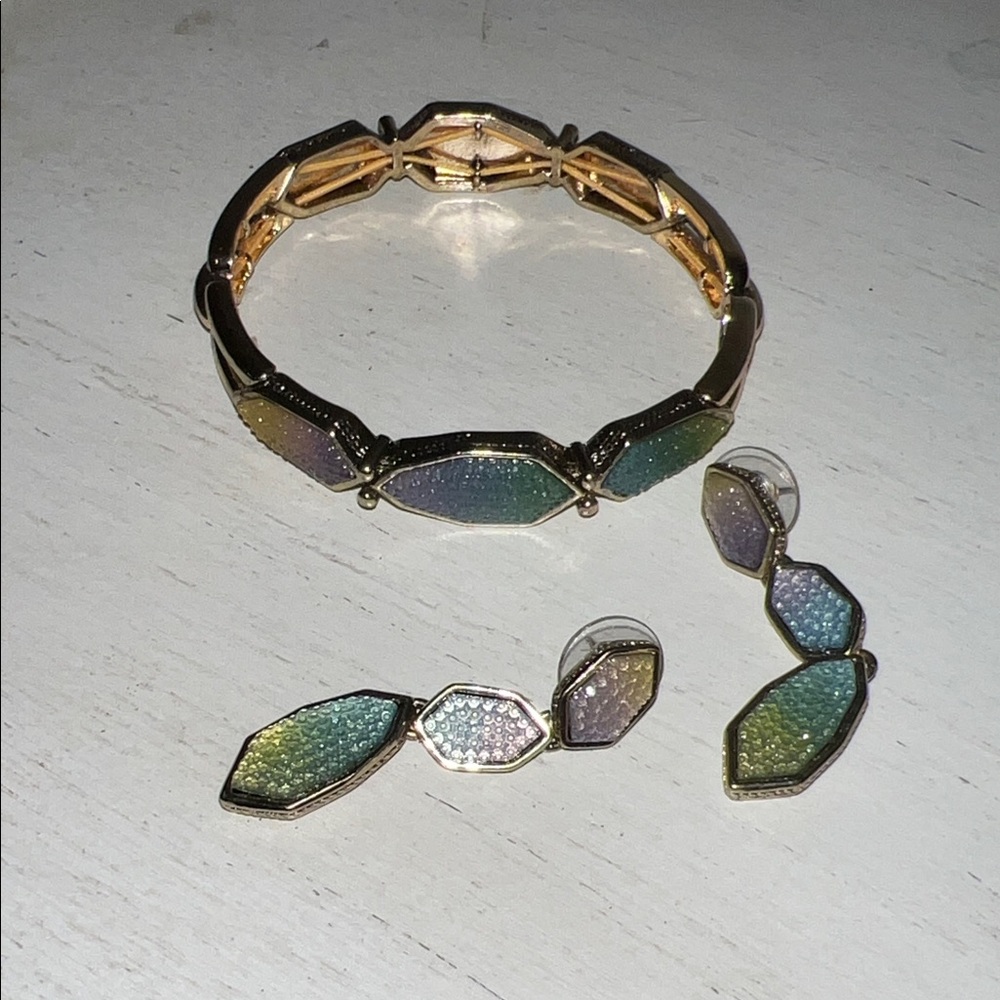 Vintage Napier Bracelet & earring set